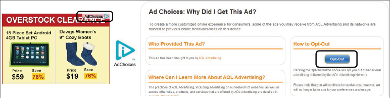 图8-6　Ad Choices示例